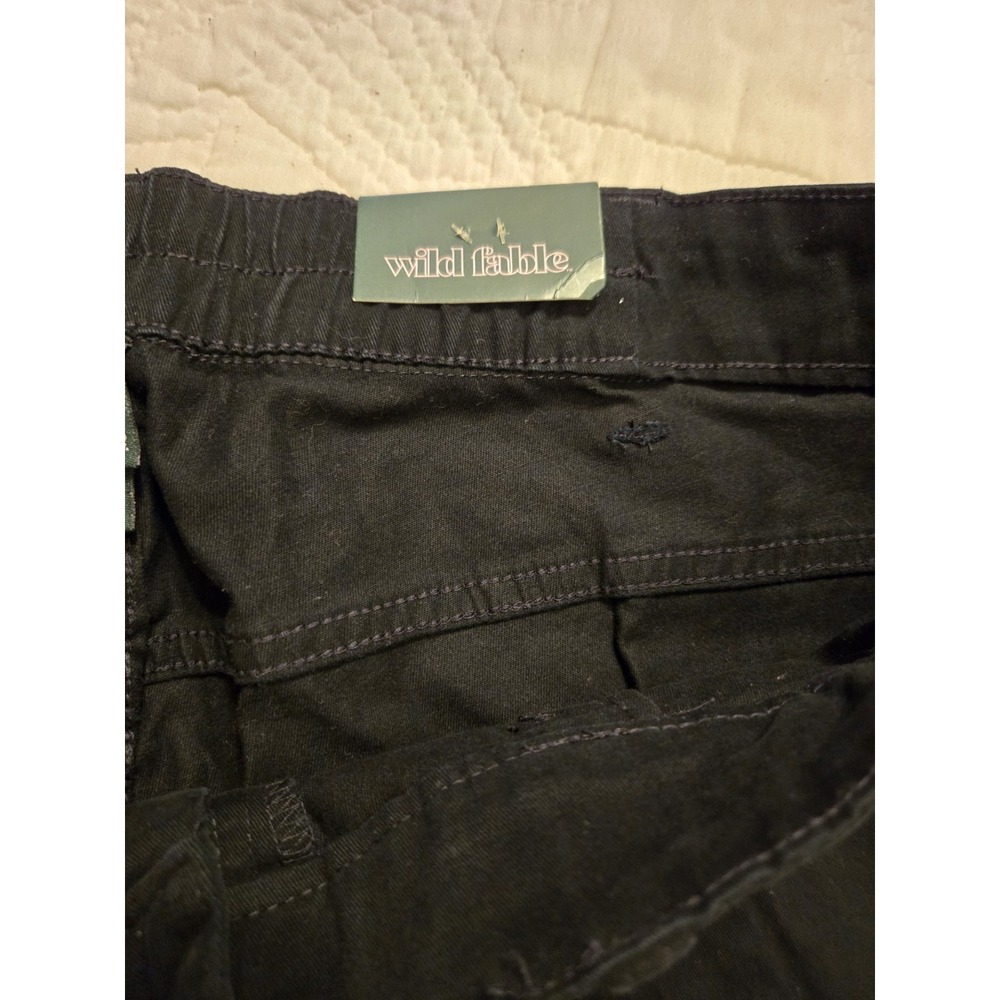 Womens XXL High Rise Cargo Utility Pants Black Medium WILD FABLE NWT 32" Inseam - Picture 8 of 9